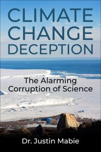 Book Cover for Climate Change Deception by Justin Mabie