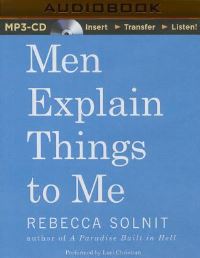 Book Cover for Men Explain Things to Me by Rebecca Solnit