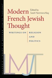 Book Cover for Modern French Jewish Thought by Sarah Hammerschlag