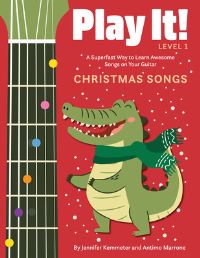 Book Cover for Play It! Christmas Songs for Guitar by Jennifer Kemmeter, Antimo Marrone