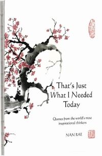 Book Cover for That's Just What I Needed Today by Nan Rae