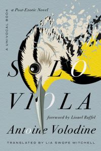 Book Cover for Solo Viola by Antoine Volodine
