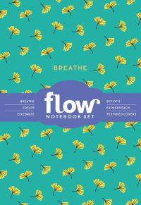 Book Cover for Breathe, Create, Celebrate Notebook Set by Astrid van der Hulst, Editors of Flow magazine, Irene Smit