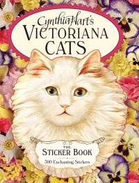 Book Cover for Cynthia Hart's Victoriana Cats: The Sticker Book by Cynthia Hart