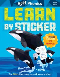 Book Cover for Learn by Sticker: More Phonics by Workman Publishing