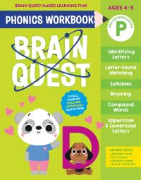 Book Cover for Brain Quest Phonics Workbook by Workman Publishing