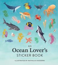 Book Cover for An Ocean Lover's Sticker Book by Workman Publishing