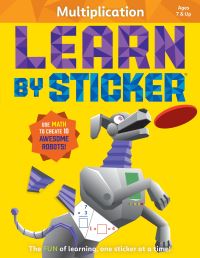 Book Cover for Learn by Sticker: Multiplication by Workman Publishing
