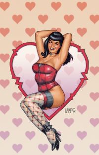 Book Cover for Bettie Page. Volume 1 Bettie in Hollywood by David Avallone