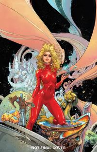 Book Cover for Barbarella. Volume One Red Hot Gospel by Mike Carey, Mohan, Celeste Woods, JeanClaude Forest