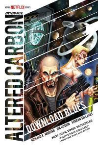 Book Cover for Download Blues by Richard K Morgan, Rik Hoskin