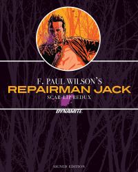 Book Cover for F. Paul Wilson's Repairman Jack. Scar-Lip Redux by F Paul Wilson