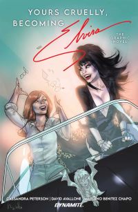 Book Cover for Yours Cruelly, Becoming Elvira by David Avallone, Elvira