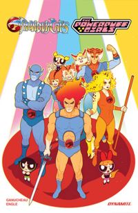 Book Cover for ThunderCats/The Powerpuff Girls by Paulina Ganucheau