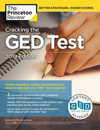 Book Cover for Cracking the GED Test With 2 Practice Exams, 2019 Edition by Princeton Review