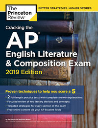Book Cover for Cracking the AP English Literature & Composition Exam, 2019 Edition by Princeton Review