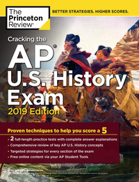 Book Cover for Cracking the AP U.S. History Exam, 2019 Edition by Princeton Review
