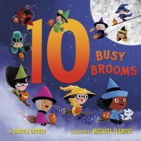 Book Cover for 10 Busy Brooms by Carole Gerber, Michael Fleming