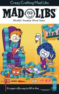 Book Cover for Crazy Crafting Mad Libs by Kristin Conte, Mad Libs