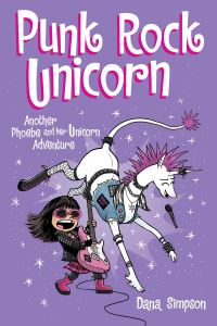 Book Cover for Punk Rock Unicorn by Dana Simpson