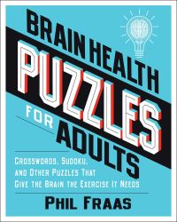 Book Cover for Brain Health Puzzles for Adults by Phil Fraas