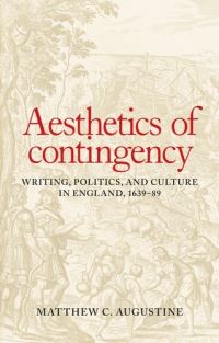 Book Cover for Aesthetics of Contingency by Matthew C Augustine
