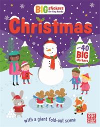 Book Cover for Big Stickers for Tiny Hands: Christmas by PataCake, Lauren Holowaty
