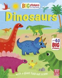 Book Cover for Big Stickers for Tiny Hands: Dinosaurs by PataCake, Simon Mugford