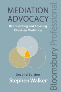 Book Cover for Mediation Advocacy by Stephen Walker