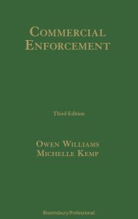 Book Cover for Commercial Enforcement by Owen Williams, Michelle Kemp
