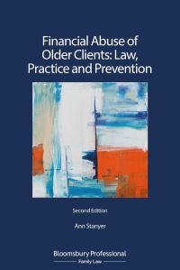 Book Cover for Financial Abuse of Older Clients by Ann Stanyer