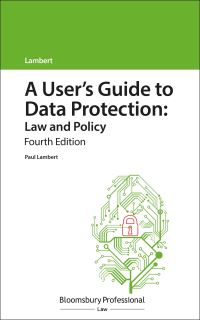 Book Cover for A User's Guide to Data Protection by Paul Lambert