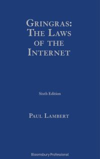 Book Cover for Gringras, the Laws of the Internet by Paul Lambert, Clive Gringras