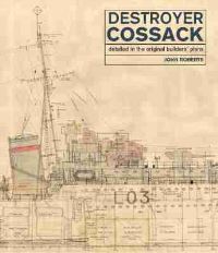 Book Cover for Destroyer Cossack by John Roberts, National Maritime Museum Great Britain
