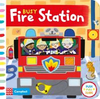 Book Cover for Busy Fire Station by Rebecca Finn