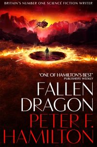 Book Cover for Fallen Dragon by Peter F Hamilton