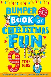 Book Cover for Bumper Book of Christmas Fun for 9 Year Olds by Macmillan Childrens Books