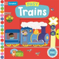 Book Cover for Busy Trains by Rebecca Finn