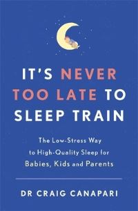 Book Cover for It's Never Too Late to Sleep Train by Craig Canapari