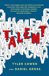 Book Cover for Talent by Tyler Cowan, Daniel Gross