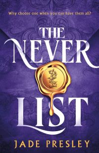 Book Cover for The Never List by Jade Presley