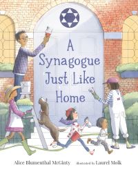 Book Cover for A Synagogue Just Like Home by Alice B McGinty