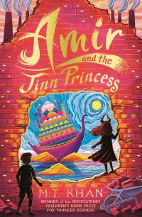 Book Cover for Amir and the Jinn Princess by M T Khan
