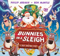 Book Cover for Bunnies in a Sleigh by Philip Ardagh