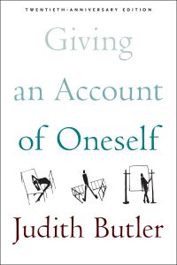 Book Cover for Giving an Account of Oneself by Judith Butler