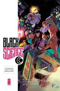 Book Cover for Black Science. Volume 6 Forbidden Realms and Hidden Truths by Rick Remender