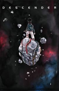 Book Cover for Descender. Book Four. Orbital Mechanics by Jeff Lemire