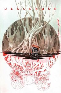 Book Cover for Descender. Book Five Rise of the Robots by Jeff Lemire