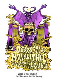 Book Cover for The Doomster's Monolithic Pocket Alphabet by Theo Prasidis