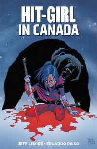 Book Cover for Hit-Girl. In Canada by Jeff Lemire
